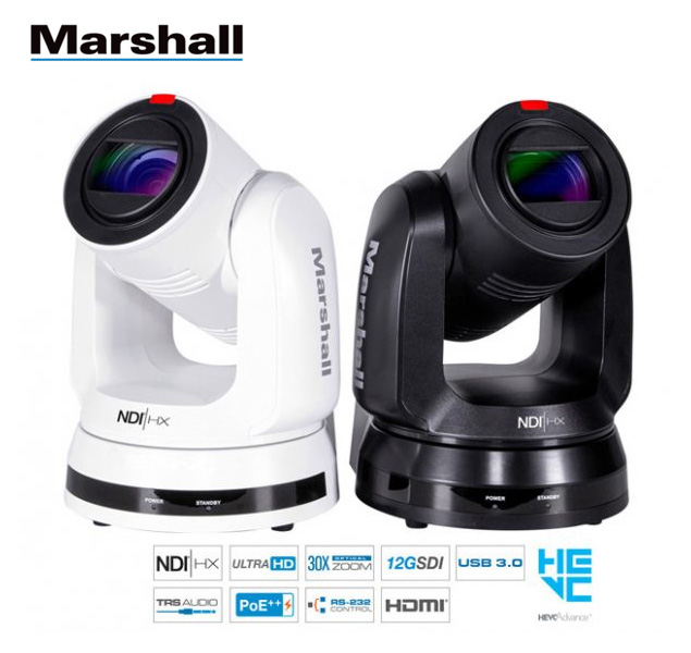 Marshall CV730-NDI / CV730-NDIW 30x UHD60 NDI® Cámara PTZ