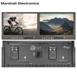 Marshall V-MD1012 Modular Dual 10.1" LCD Rackmount Monitor