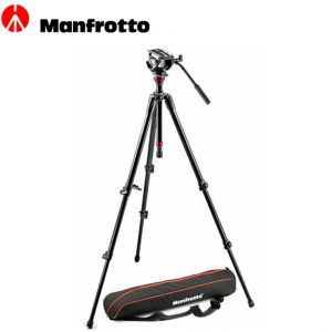 Manfrotto Kit de video Incluye MVH500AH + MVT535AQ + Bolso