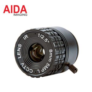 AIDA CS-8.0F Lente de 8 mm distancia focal fija 5 megapíxeles