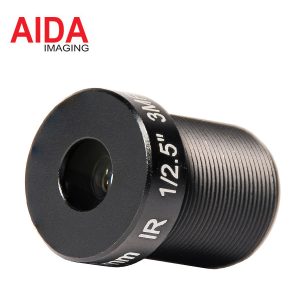 AIDA M12-6.0F Lente fijo M12 de 6 mm y 3 MP