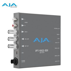 AJA IPT-10G2-SDI Conexión 3G-SDI con video y audio SMPTE ST 2110