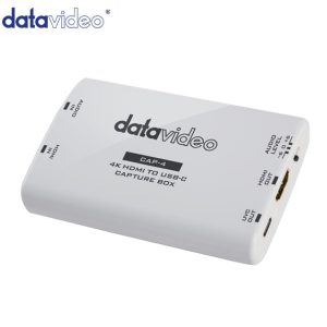 Datavideo CAP-4 4K Capturadora HDMI a USB-C