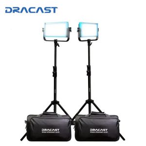 Dracast Pro Series LED500 Daylight Kit 2 luces led V-Mount y Light Stands