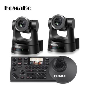 FoMaKo BH302 Kit Cámara PTZ | Zoom óptico 30x 2 cámaras PTZ y controlador