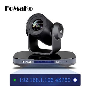 FoMaKo K820N Cámara PTZ 4K NDI/3G-SDI Zoom óptico 20x