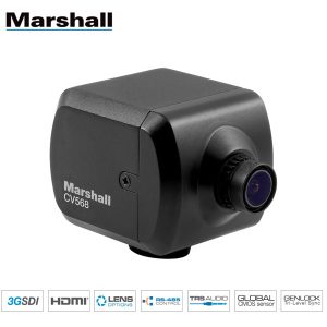 Marshall CV568 Cámara Miniatura Global con Genlock (3GSDI & HDMI)