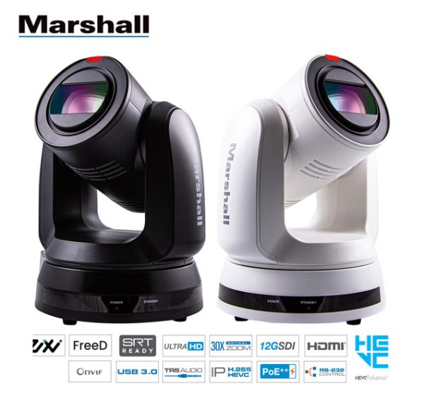 Marshall CV730-BK / CV730-WH 30x UHD60 IP (HEVC)