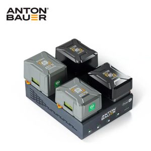 Anton Bauer Quad 6A Cargador Gold Mount +/Gold Mount