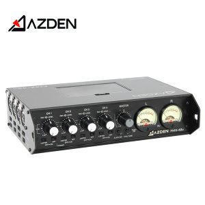 Azden FMX-42u – Mezclador portátil 4 canales salida de audio digital USB