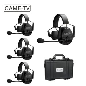 Came-TV KUMINIK8 Pack 4 Auriculares con intercomunicador inalámbrico digital dúplex
