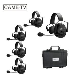 Came-TV KUMINIK8 Pack 5 Auriculares con intercomunicador inalámbrico digital dúplex