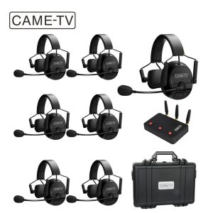Came-TV KUMINIK8 Pack 7 Auriculares con intercomunicador inalámbrico digital dúplex