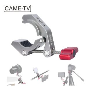 CAME-TV Abrazadera universal con orificio para tornillo de 1/4" y Cold Shoe