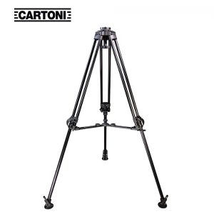 Cartoni KPT721/100 Trípode ligero PTZ Alu100 con rótula de nivelación