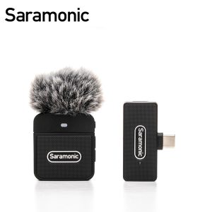 Alternative view of Saramonic Blink 100 B5 Sistema de micrófono inalámbrico clip (iPhone 15, Android, iPads y ordenadores con USB-C)