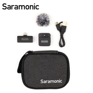 Saramonic Blink 100 B5 Sistema de micrófono inalámbrico clip (iPhone 15, Android, iPads y ordenadores con USB-C)