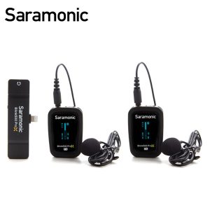 Saramonic Blink 500 ProX B4 Sistema de micrófono lavalier inalámbrico digital dos personas conector Lightning (2,4 GHz)