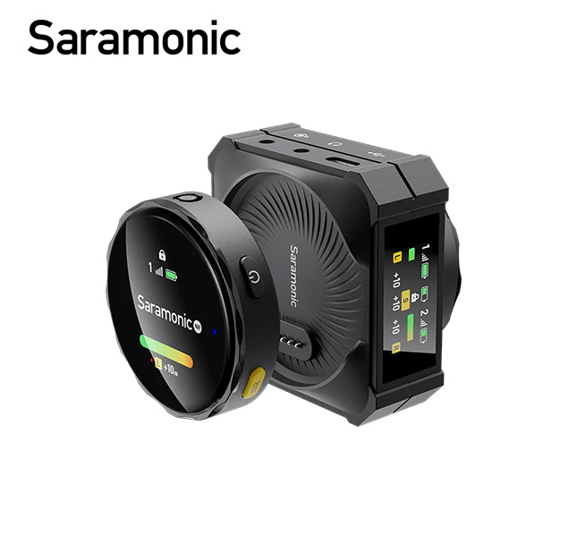 Saramonic BlinkMe B2 2.4 Micrófono Inteligente Inalámbrico GHz con Pantalla Táctil