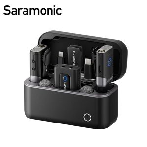 Saramonic Mix Micrófono inalámbrico profesional de 2,4 GHz (con entrada de micrófono)