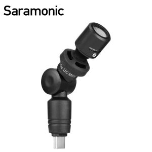 Saramonic SmartMic UC Micrófono de condensador omnidireccional ultracompacto para USB tipo C
