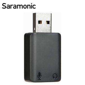 Saramonic SR-EA2 Adaptador de audio tipo USB-A (solo para Micrófonos TRS)
