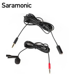 Saramonic SR-LMX1+ Micrófono Lavalier para dispositivos IOS / Android