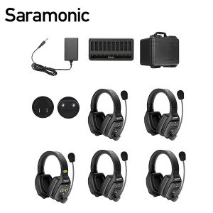 Alternative view of Saramonic WiTalk-WT5D Sistema intercomunicación inalámbrico full-duplex para 5 personas