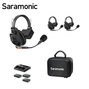 Saramonic WiTalk9 SE 3S Sistema Intercomunicación Inalámbrico Full-Dúplex para 3 Personas