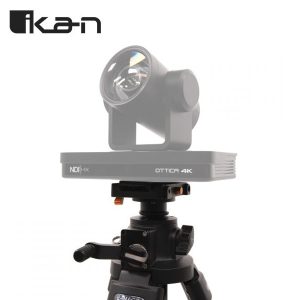 Alternative view of Ikan GA230D-PTZ Trípode de aluminio Dolly con columna central y placa liberación rápida para cámaras PTZ