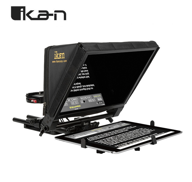 Ikan PT-ELITE-PRO Teleprompter Elite Universal para tablet grandes, Surface Pro y iPad Pro