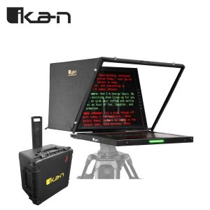 Ikan PT419-PTZ-TK Aura™ PTZ Teleprompter Professional 19" alta luminosidad conexión SDI kit de viaje