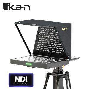 Ikan PT419W-NDI Aura™ Teleprompter 19″ con POE++ y NDI