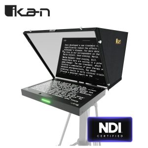 Ikan PT419W-PTZ-NDI Aura™ Teleprompter 19″ con PTZ, POE++ y NDI