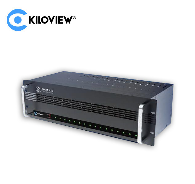 Kiloview RU03 Serie Cradle Bastidor de montaje en rack con sistema de alimentación redundante