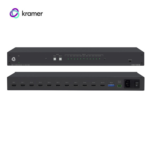 Kramer VM-10H2 Amplificación de Distribución DA HDMI 1:10 4K HDR