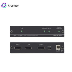Alternative view of Kramer VP-410 Escalador Video Compuesto y Audio Estéreo a HDMI