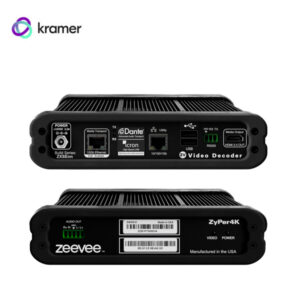 Kramer Z4KC2XS-DAU-AA Copper Decoder (ZyPer4K–XSE) con Dante e Icron