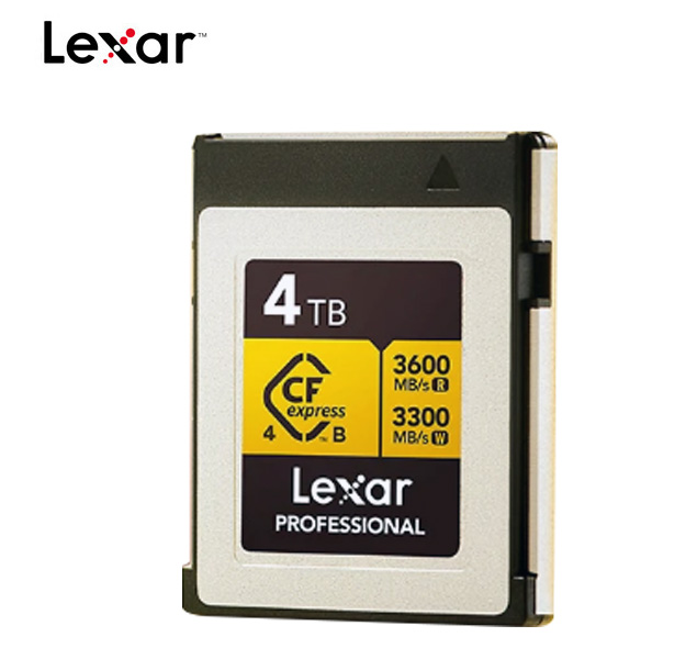 Lexar Tarjeta 4TB Professional GOLD CFexpress™ 4.0 Tipo B