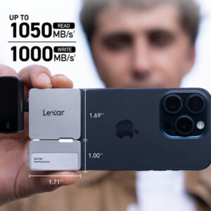Alternative view of Lexar Professional Go 2TB SSD portátil con hub