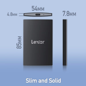 Alternative view of Lexar SL500 1TB SSD Portátil
