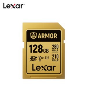 Lexar tarjeta SDXC™ 128GB Armor Gold UHS-II