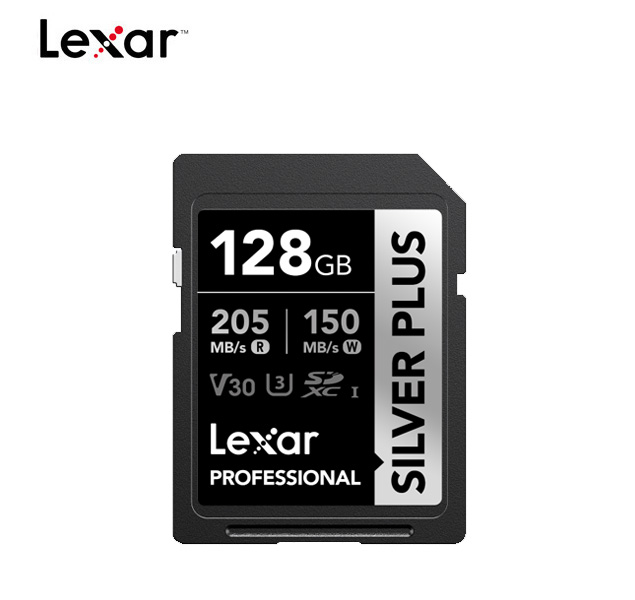 Lexar Tarjeta SDXC™ 128GB Professional SILVER PLUS UHS-I