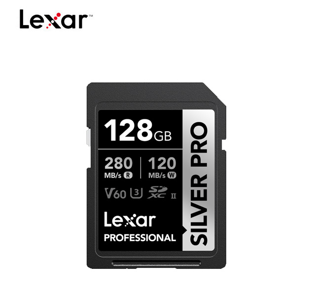 Lexar Tarjeta SDXC™ 128GB Professional SILVER PRO UHS-II