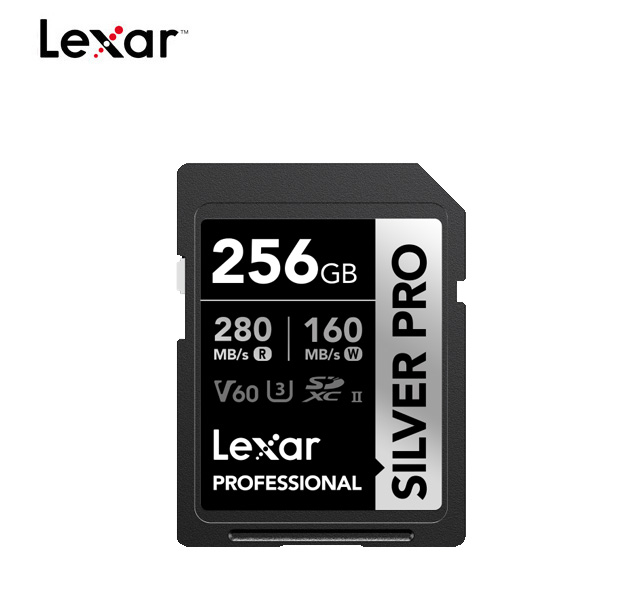 Lexar Tarjeta SDXC™ 256GB Professional SILVER PRO UHS-II