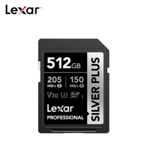 Lexar Tarjeta SDXC™ 512GB Professional SILVER PLUS UHS-I