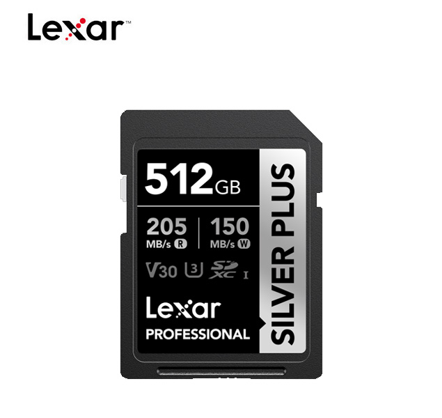 Lexar Tarjeta SDXC™ 512GB Professional SILVER PLUS UHS-I
