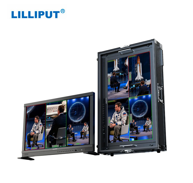 Lilliput PVM270S Monitor 27" 1000 nits alto brillo para retransmisiones en directo y visualización múltiple