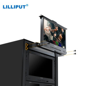 Alternative view of Lilliput RM1731S-12G Monitor extraíble montaje en rack de 17,3" 4×12G-SDI y 1U