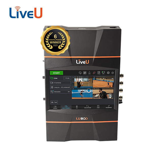 LiveU LU800-HDR con tarjeta de video Multi-Camera PRO4